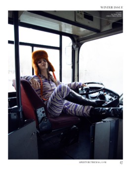 Urban editorial fashion photography featuring bold textures, strong makeup and modern feminine energy