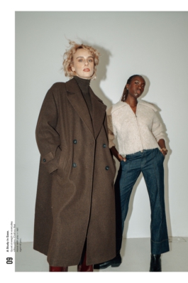 Editorial fashion lookbook exploring soft power, modern silhouettes and quiet confidence. Photographed by Berlin-based fashion photographer Miriam Dang.