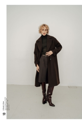 Editorial fashion lookbook exploring soft power, modern silhouettes and quiet confidence. Photographed by Berlin-based fashion photographer Miriam Dang.